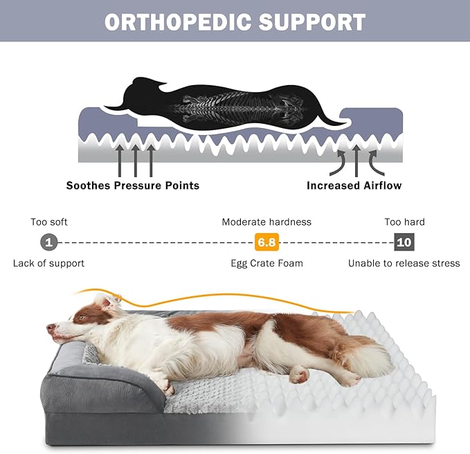 SnuggleNest™ Orthopedic Bolster Dog Bed